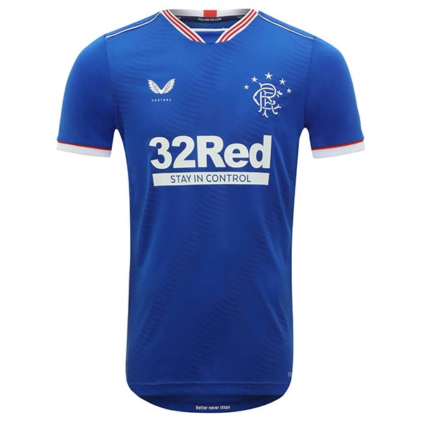 Tailandia Camiseta Rangers 1ª 2020-2021 Azul